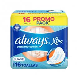 ALWAYS XTRA DOBLE PROT SUAVE X 16 TOA HIG