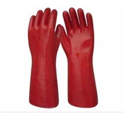 GUANTE PVC LARGO LIVIANO 40 CM ROJO TALLE 11